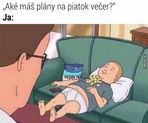  Plány na pátek večer 