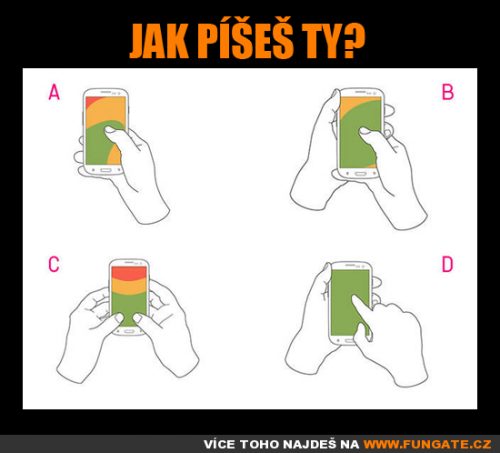 Jak píšeš ty