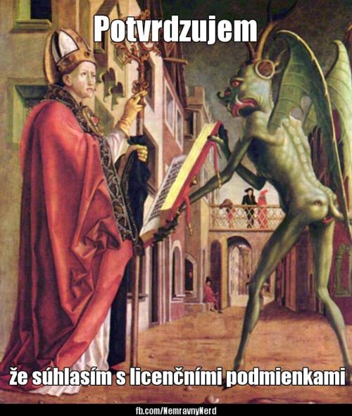 Souhlasím s licenčními podmínkami
