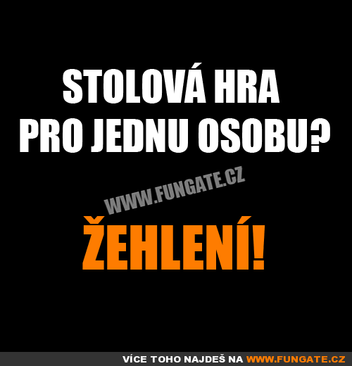  Stolová hra pro jednu osobu 