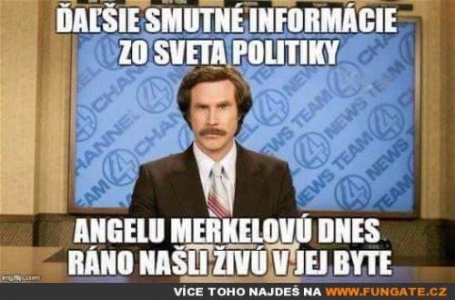  Další smutné informace ze světa politiky 