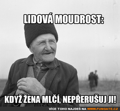  Lidová moudrost 