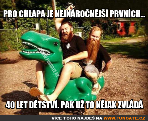  Pro chlapa je nejnáročnějších prvních… 