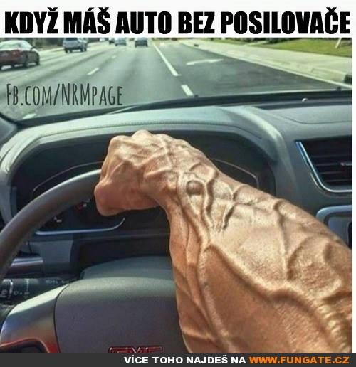  Když máš auto bez posilovače 