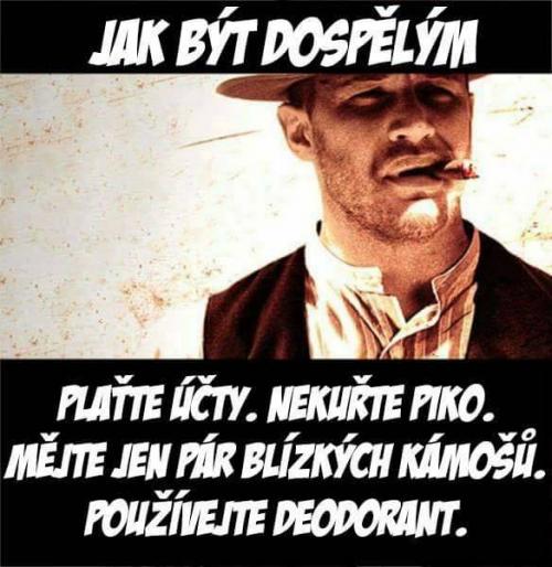  Jak být dospělým 