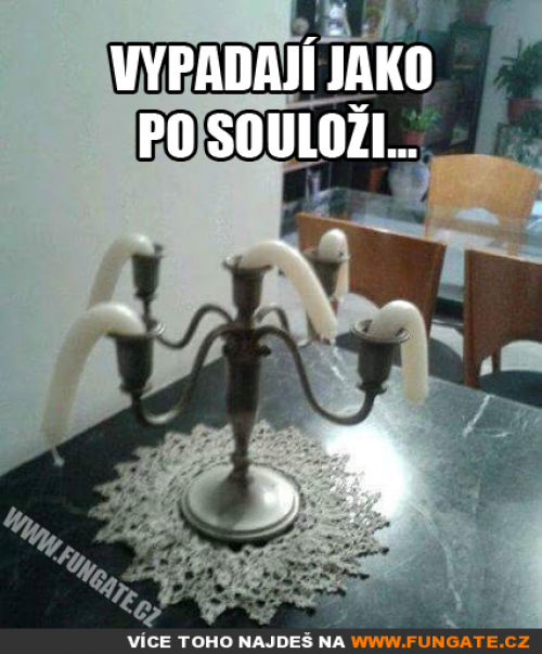  Vypadají jako po souloži 