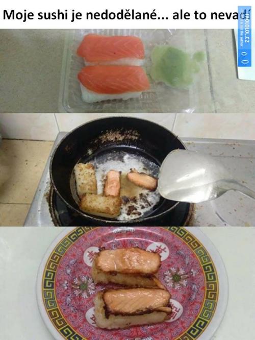  Nedodělané sushi 