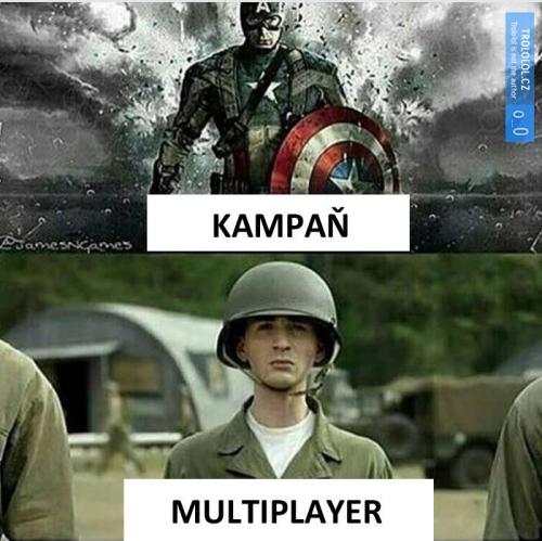  Kampaň vs Multiplayer 