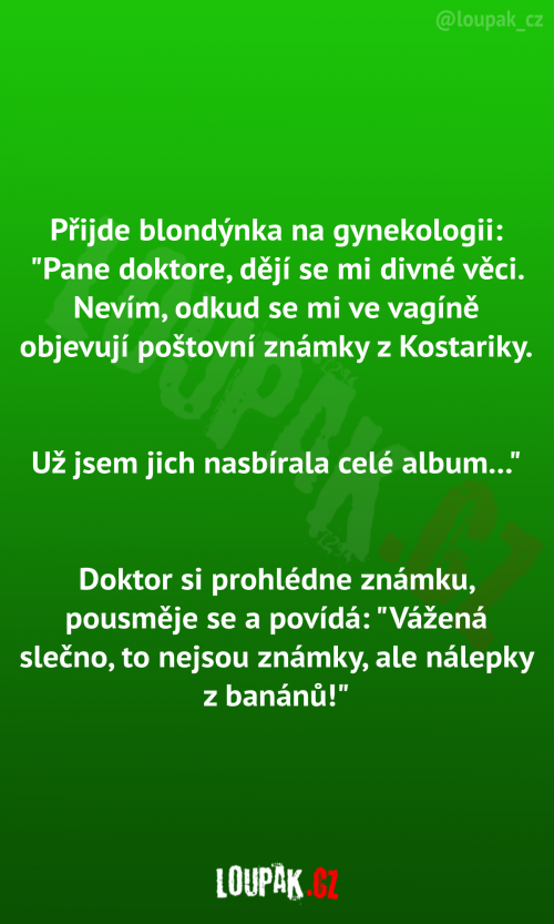  Blondýnka na gynekologii 