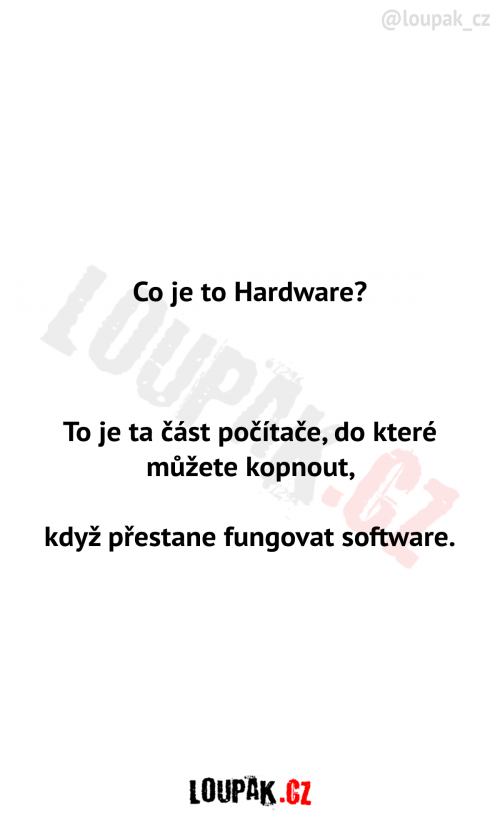  Co je to hardware 