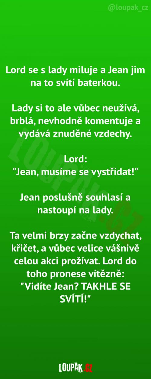  Lord si to s Lady užil 
