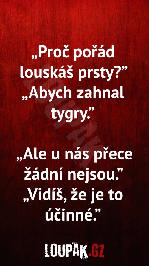  Proč pořád louskáš prsty 