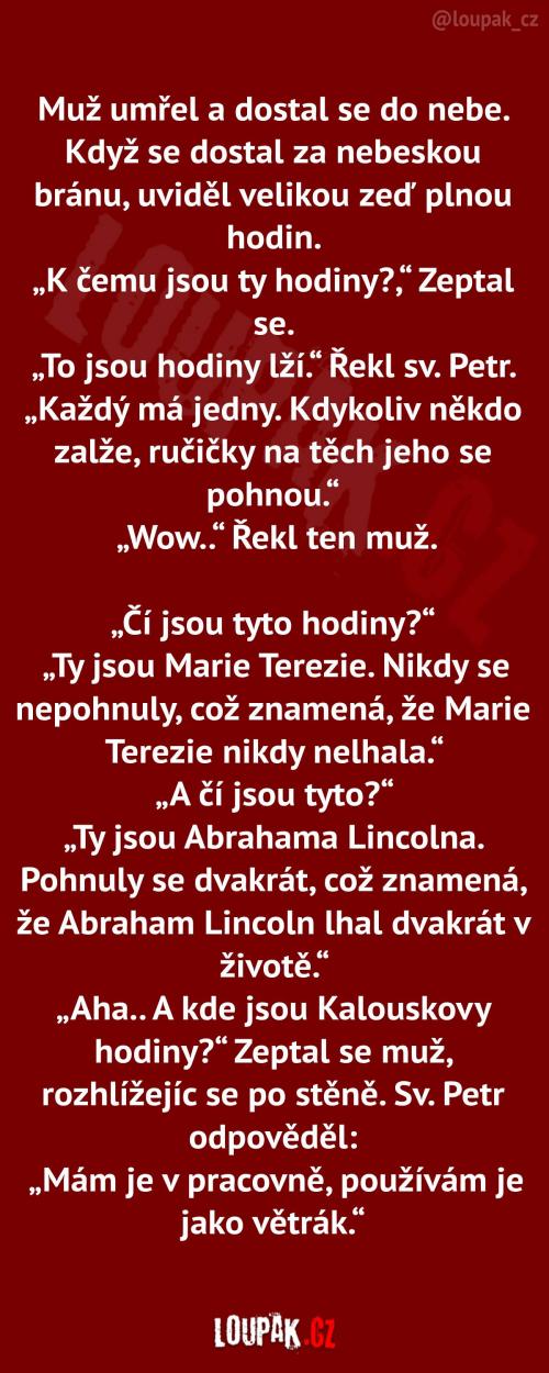  Hodiny lží a jejich využití 