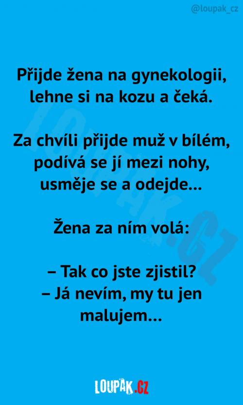  Žena na gynekologii a muž v bílém... 