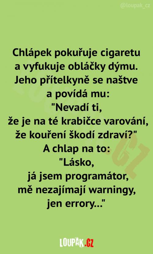  Chlap je prostě od přírody programátor 