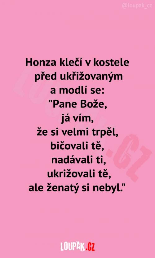 Zoufalý Honza zavítá do kostela: Zoufalý Honza zavítá do kostela: