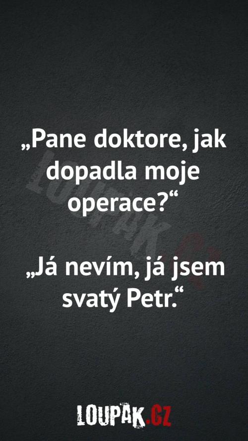  Jak dopadla moje operace 