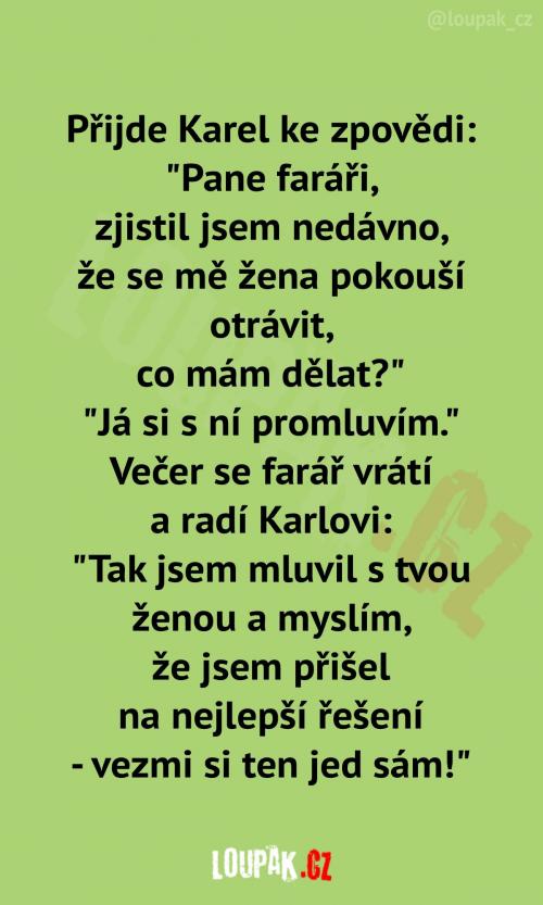  Jedna z vět, kterou nechcete slyšet od faráře: 