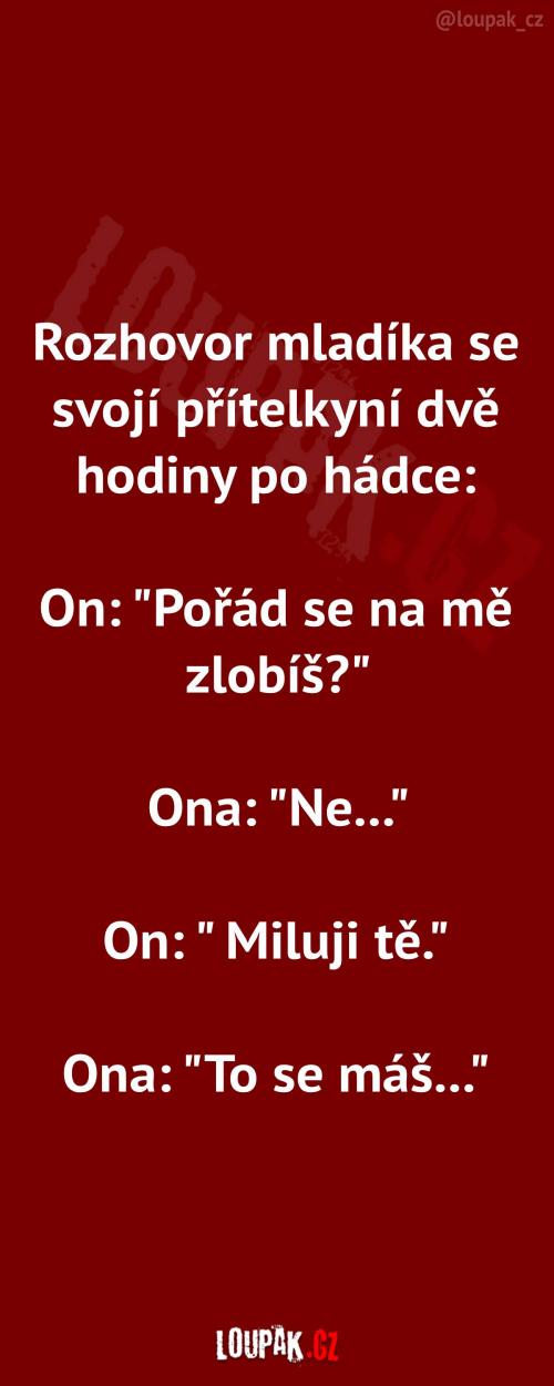  Když se přítelkyně už nezlobí 