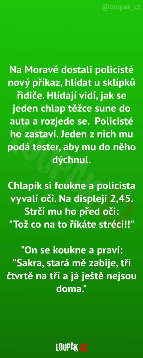  Řidič, který to trochu přehnal 