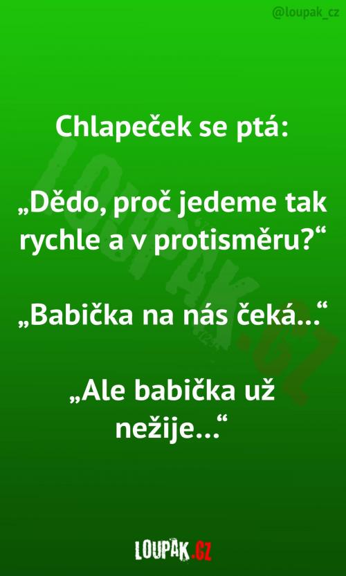 Děda a chlapeček v autě... Děda a chlapeček v autě...
