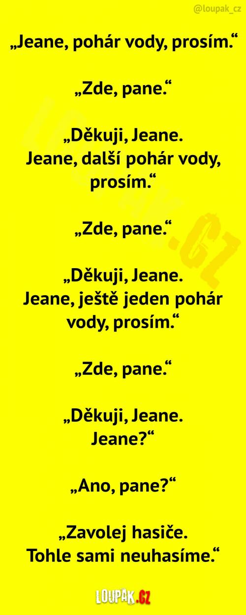 Další a další pohár vody... Další a další pohár vody...