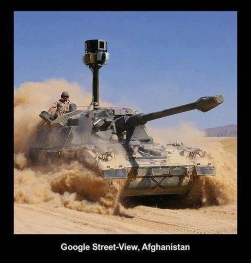  Google Street View tank 
