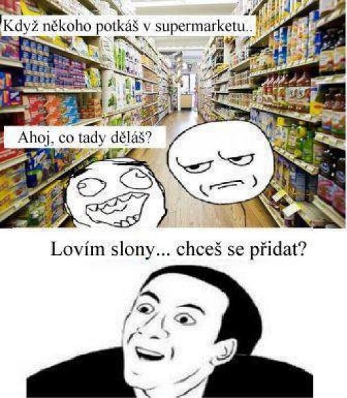 V supermarketu