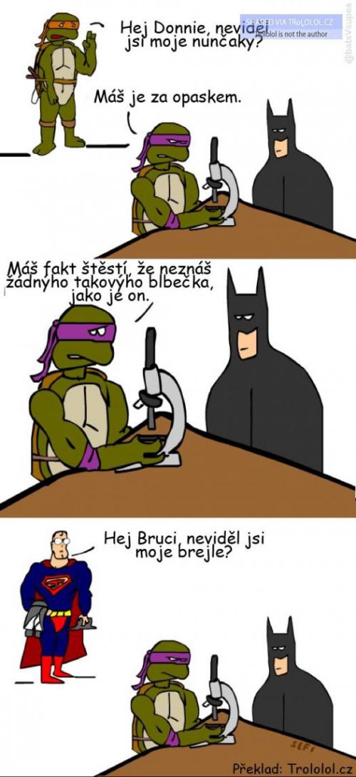  Konverzace Batmana a Želvy Ninja 