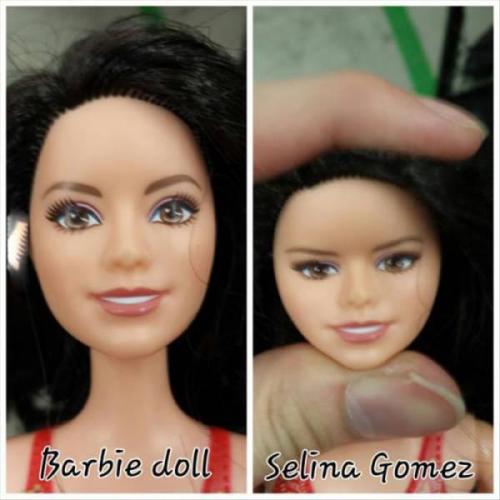  Rozdíl mezi panenkou Barbie a Selenou Gomez 