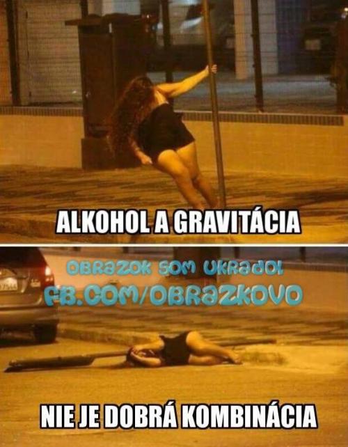  Alkohol a gravitace 
