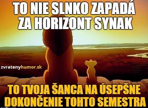  To není slunce, synku 