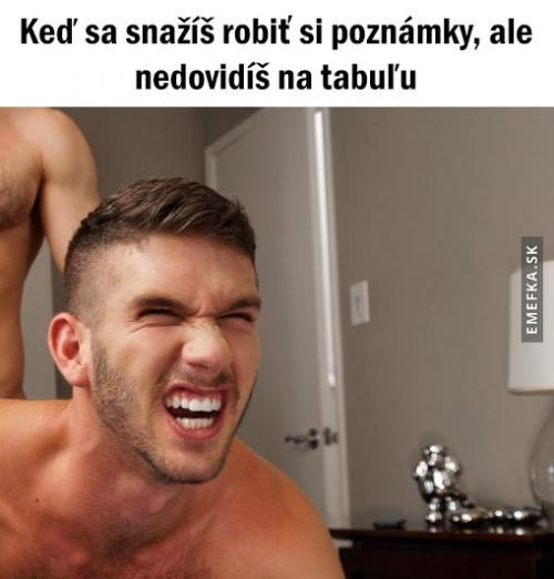 Když nevidíš