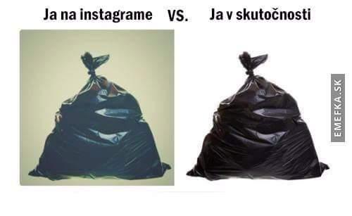 Instagram vs. skutečnost