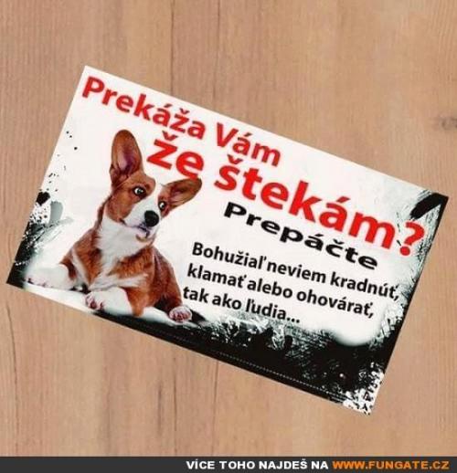  Vadí vám, že štěkám 