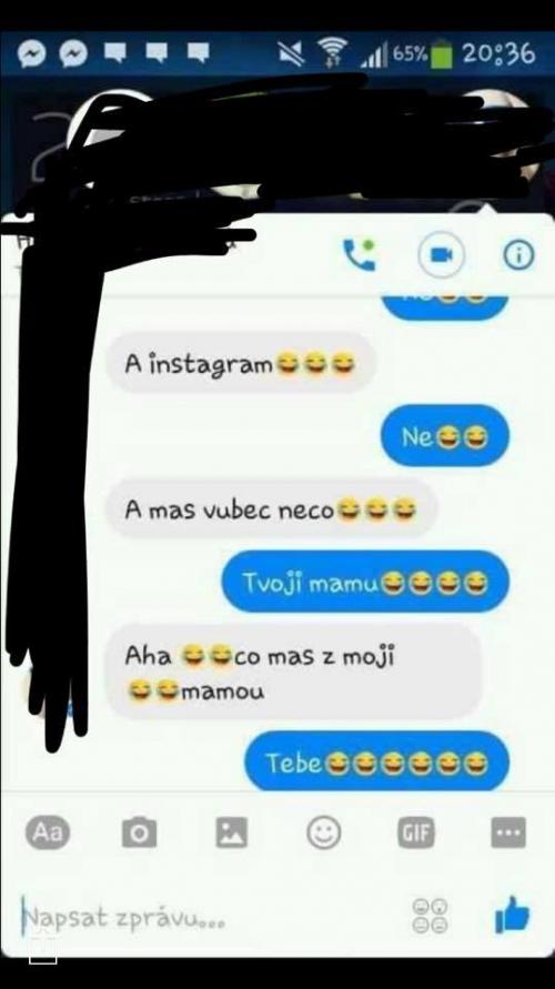  Instagram a máma 