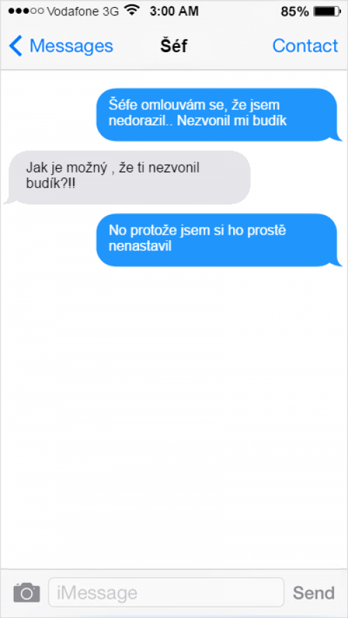  Nezazvonil budík 