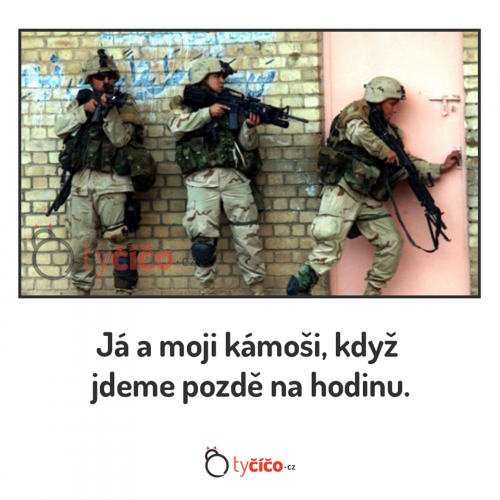  Pozdě na hodině 