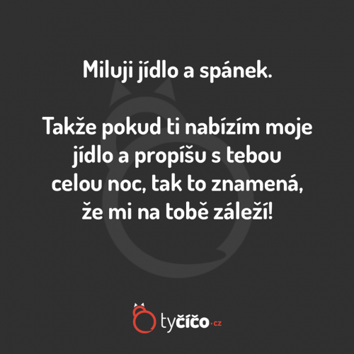  Jídlo a spánek 