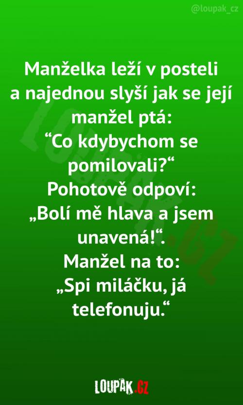  Manžel s manželkou v posteli 