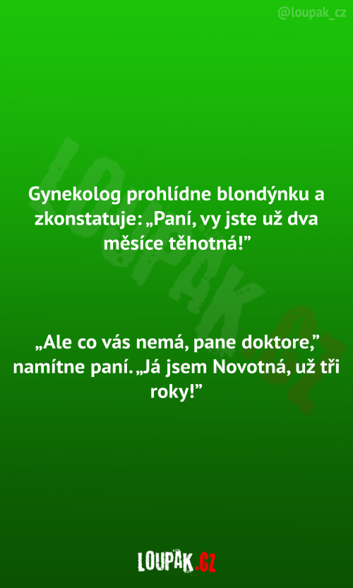  Blondýnka u gynekologa 