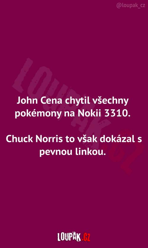  John Cena vs. Chuck Norris a pokémoni 