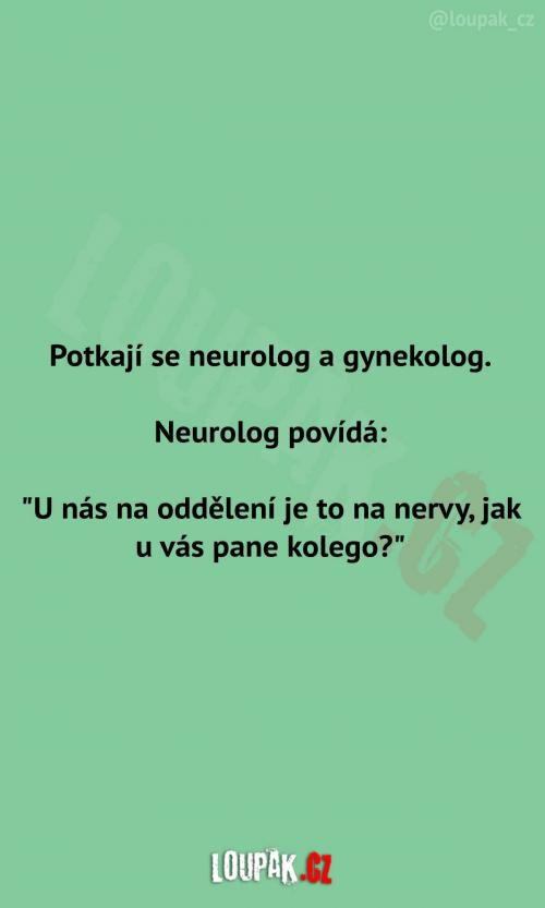  Neurolog a gynekolog 