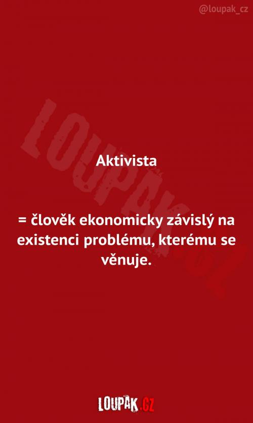  Význam aktivisty...  