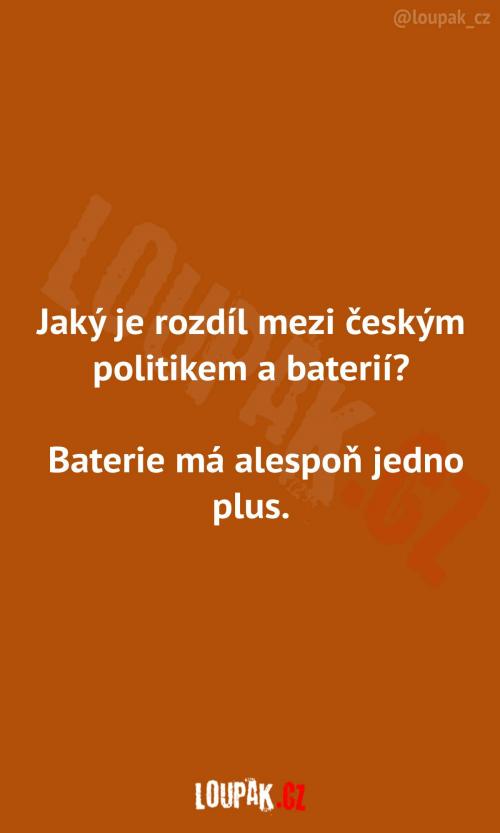  Rozdíl mezi bakterií a politikem  