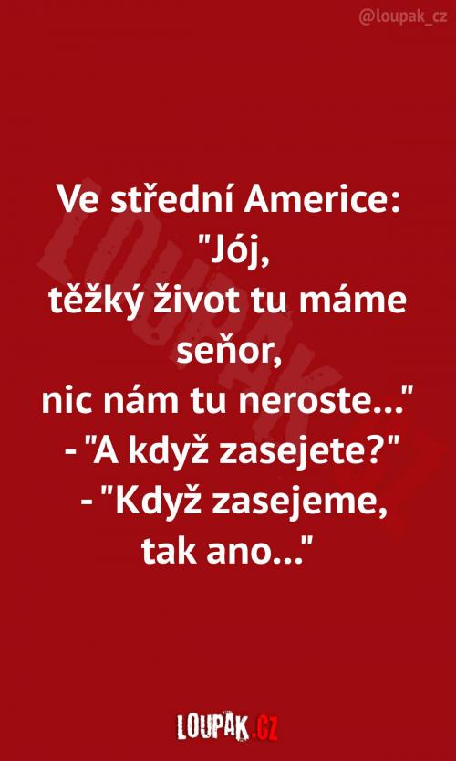  Problémy střední Ameriky: 