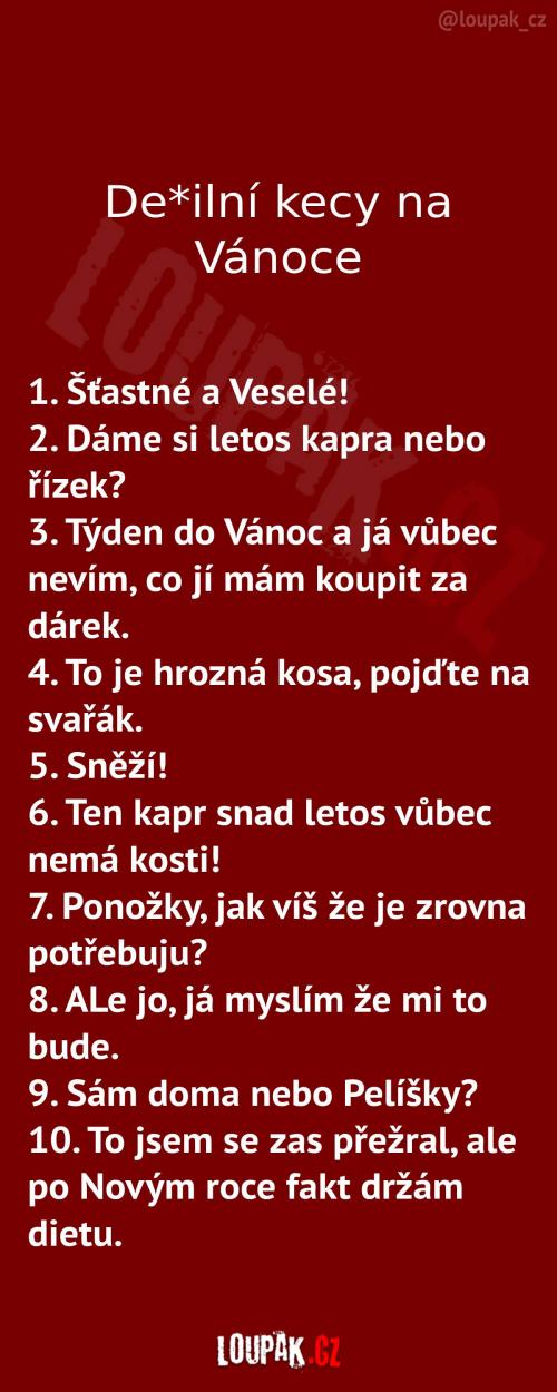  Vánoční de*ilní kecy 