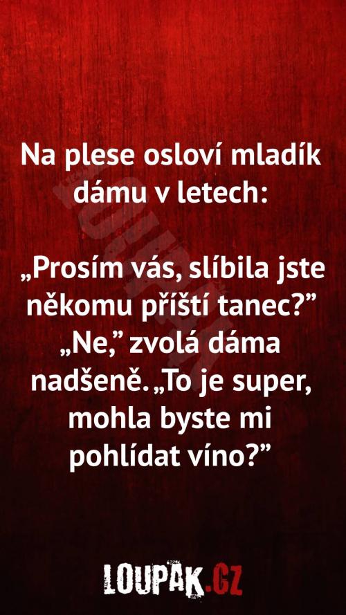  Proč mladík oslovuje dámu v letech 