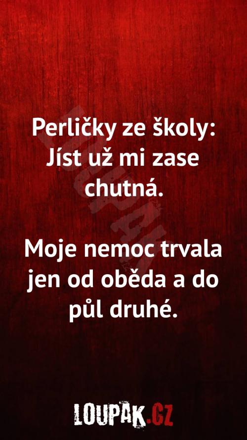  Jak vypadají perličky ze školy 