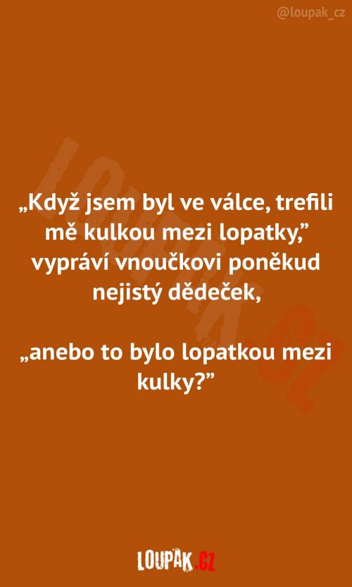 Povídání o válce.. Povídání o válce..